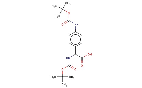 TERT-BUTOXYCARBONYLAMINO-(4-TERT-BUTOXYCARBONYLAMINO-PHENYL)-ACETIC ACID